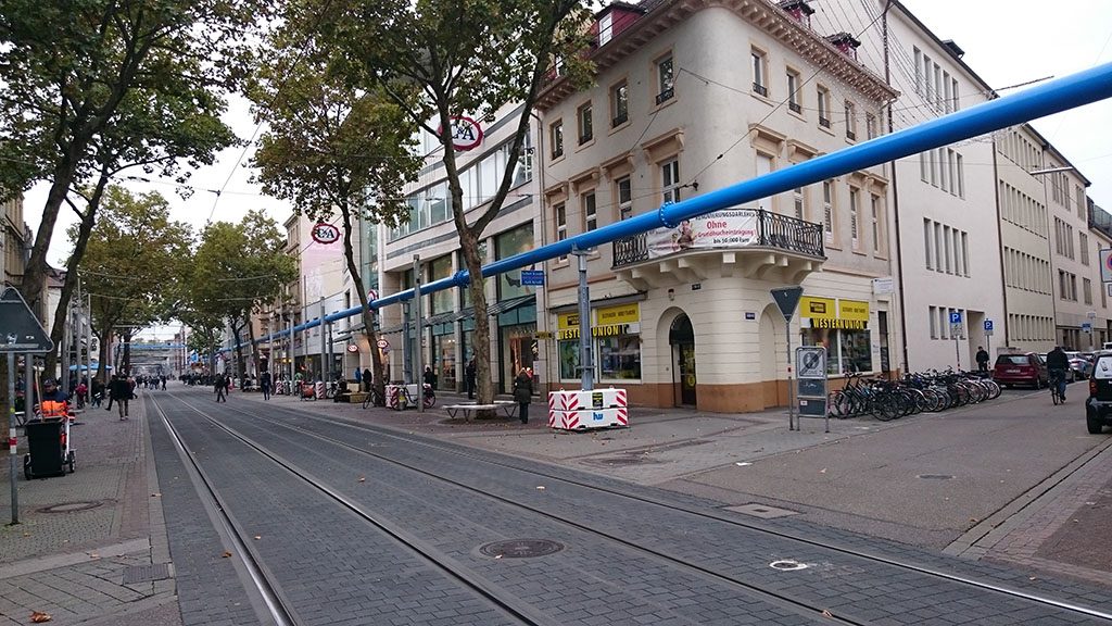 Havarieleitung in der Kaiserstraße